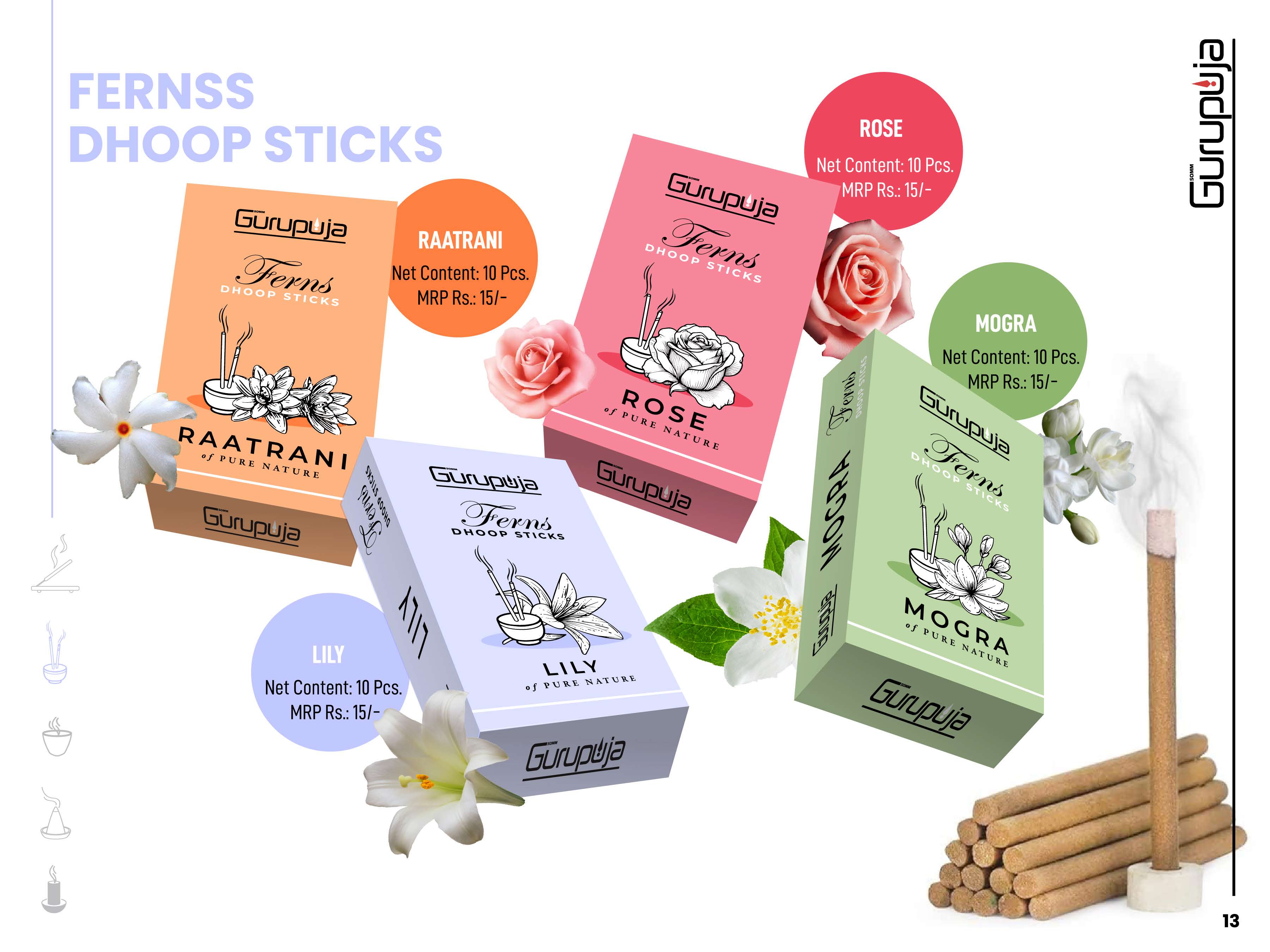 Fernss Dhoop Sticks - Raatrani